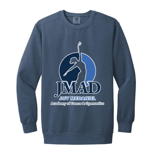 JMAD Comfort Colors Garment-Dyed Adult Crewneck Sweatshirt