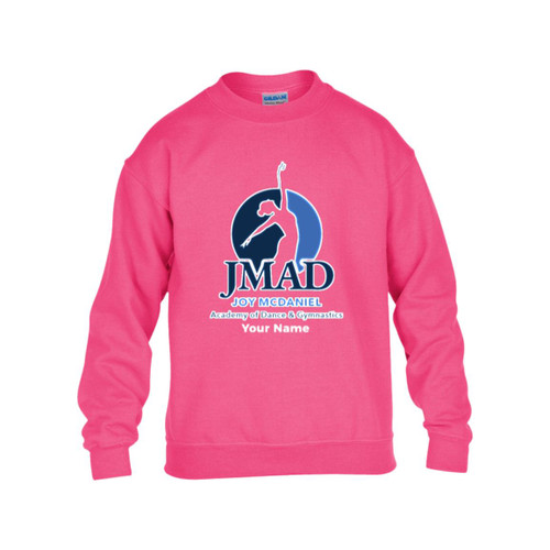 JMAD Personalized Gildan Kids Heavy Blend Fleece Crew
