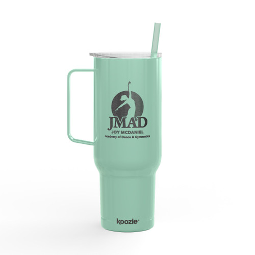 40oz Engraved Insulated Tumbler with Lid – JMAD Dance & Gymnastics Logo