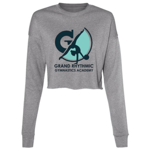Grand Rhythmic Gymnastics Academy Bella + Canvas Ladies Cropped Fleece Crew