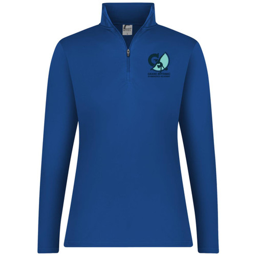 Grand Rhythmic Gymnastics Academy C2 Womens 1/4 Zip Pullover