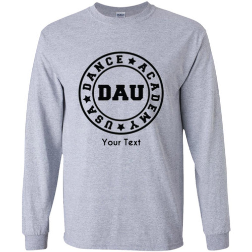 Personalized Dance Academy USA Gildan Youth LS T-Shirt