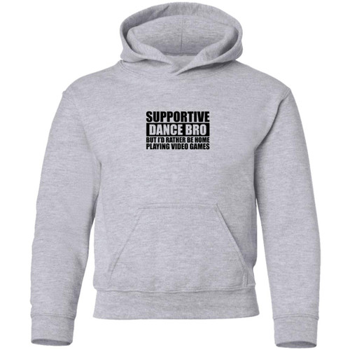 Supportive Dance bro Youth Pullover Hoodie