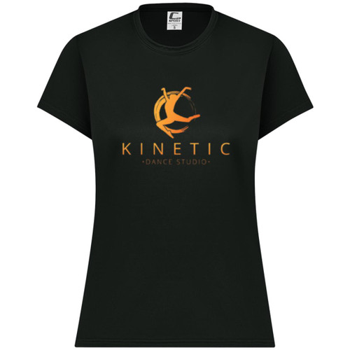 Kinetic Dance Studio C2 Womens Performance Short Sleeve Tee