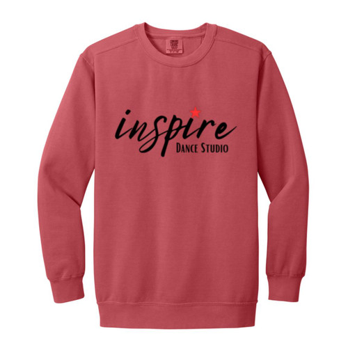 Inspire Dance Studio Comfort Colors Garment-Dyed Adult Crewneck Sweatshirt