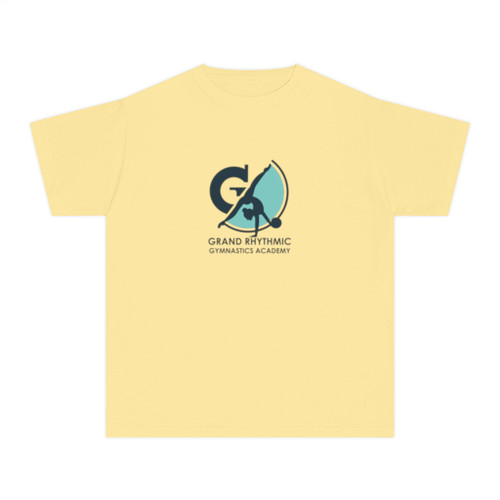 Grand Rhythmic Gymnastics Academy Youth Comfort Colors Logo Tee