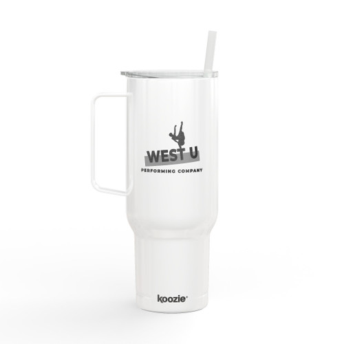 West U Performing Company 40oz Engraved Insulated Tumbler with Lid 