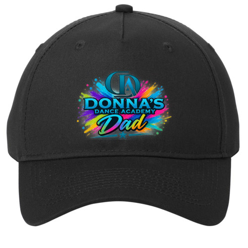 Donnas Dance Dad 3 Port & Co 5-Panel Twill Cap