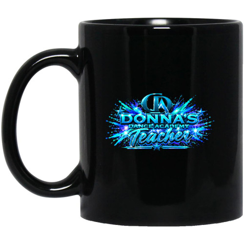 Donnas Dance Teacher 11oz Black Mug
