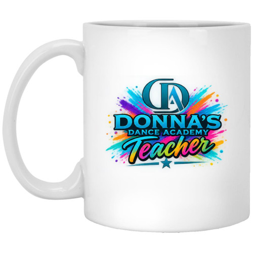 Donnas Dance Teacher 2 11oz White Mug
