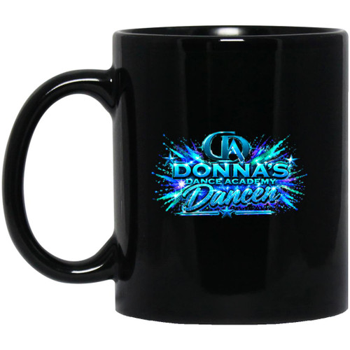 Donnas Dancer 11oz Black Mug
