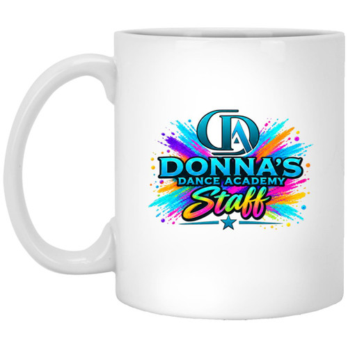 Donnas Dance Staff 2 11oz White Mug