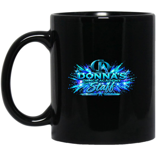 Donnas Dance Staff 11oz Black Mug