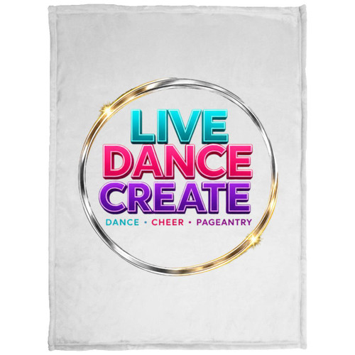 Live Dance Create Cozy Plush Fleece Blanket - 30x40