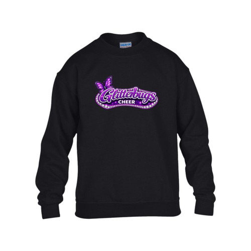 LDC Glitterbugs Gildan Kids Heavy Blend Fleece Crew