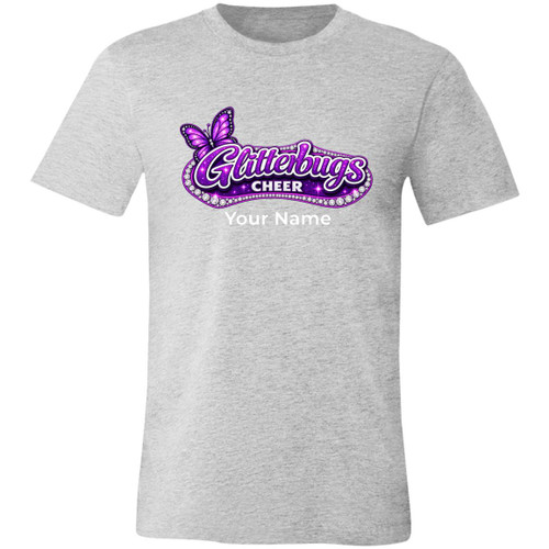 LDC Glitterbugs Personalized Bella + Canvas Unisex Jersey Short-Sleeve T-Shirt