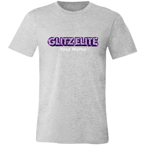 LDC Glitz Elite Personalized Bella + Canvas Unisex Jersey Short-Sleeve T-Shirt