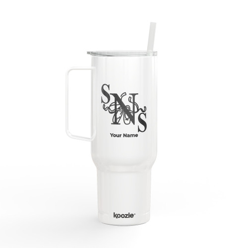 SNS Personalized 40oz Engraved Insulated Tumbler with Lid 