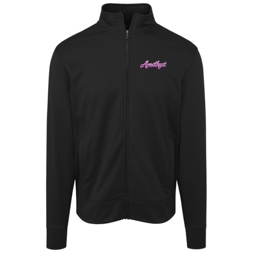 Double Sided LDC Amethyst All Stars Cheer Dad Sport-Tek Fleece Full-Zip Jacket