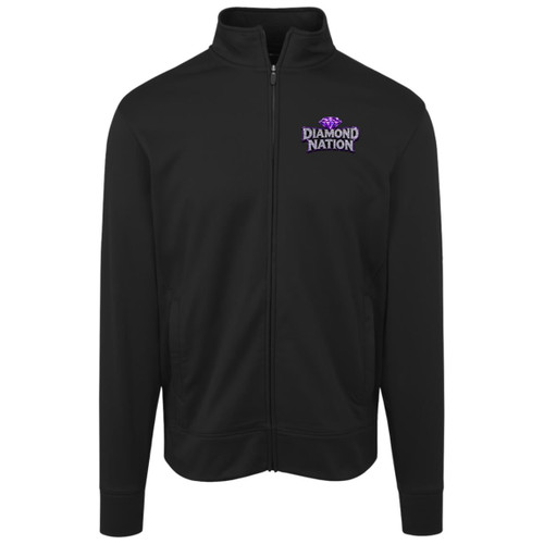 Double Sided LDC Diamond Nation Cheer Dad Sport-Tek Fleece Full-Zip Jacket