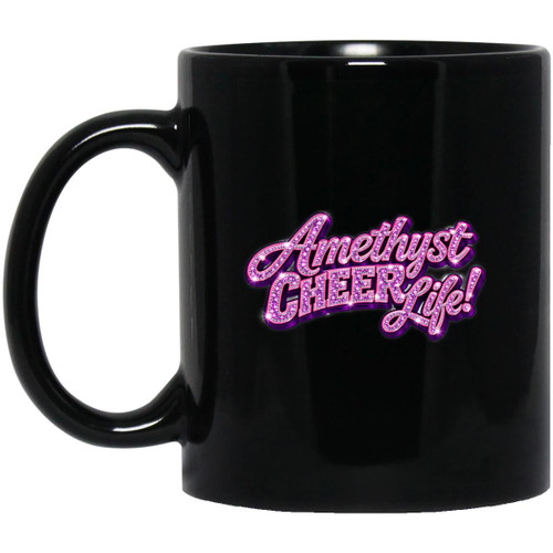 LDC Amethyst Cheer Life! 11oz Black Mug