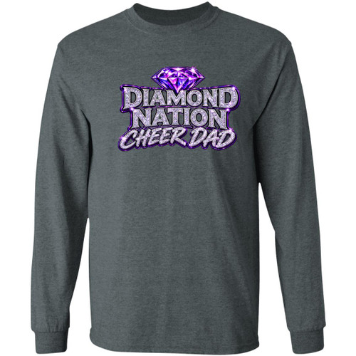 LCD Diamond Nation Cheer Dad Gildan LS T-Shirt 5.3 oz.