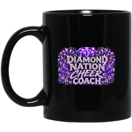LCD Diamond Nation Cheer Coach 11oz Black Mug