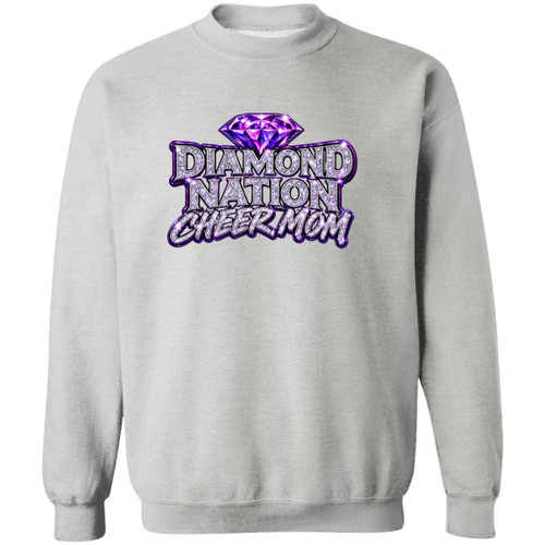 LCD Diamond Nation Cheer Mom Gildan Crewneck Pullover Sweatshirt