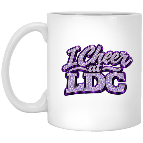 LDC Diamond Nation I Cheer at LDC 11oz White Mug