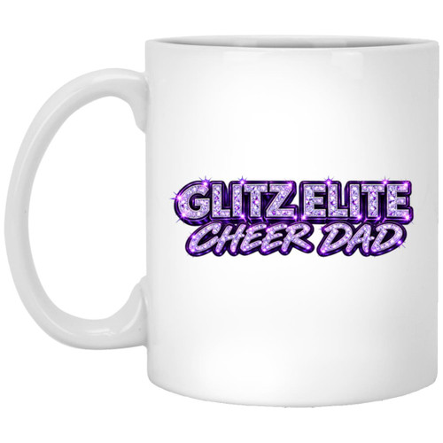 LDC Glitz Elite Cheer Dad 11oz White Mug