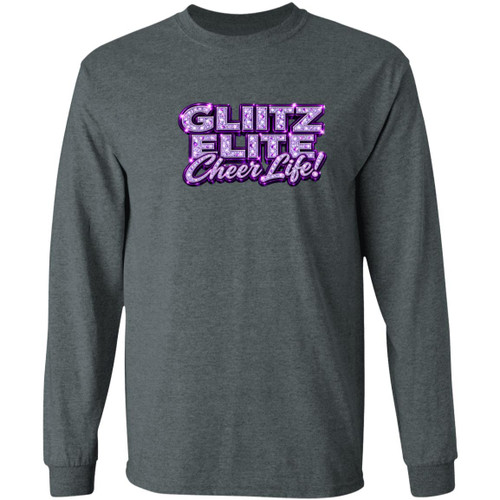 LDC Glitz Elite Cheeer Life! Gildan LS T-Shirt 5.3 oz.