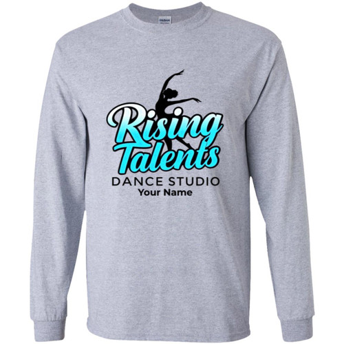 Rising Talents Dance Studio Personalized Gildan Youth LS T-Shirt