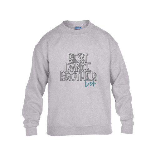Best Dance Brother Ever Youth Heavy Blend Fleece Crew