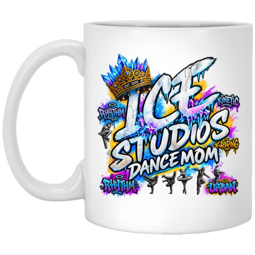 Ice Studio Dance Mom 1 11oz White Mug