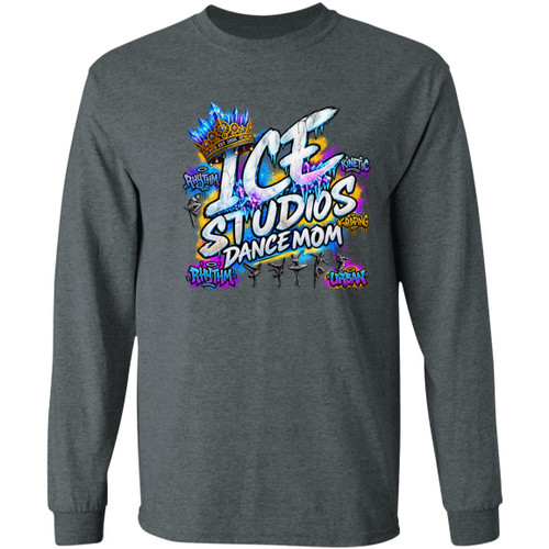 Ice Studio Dance Mom 1 Gildan LS T-Shirt 5.3 oz.