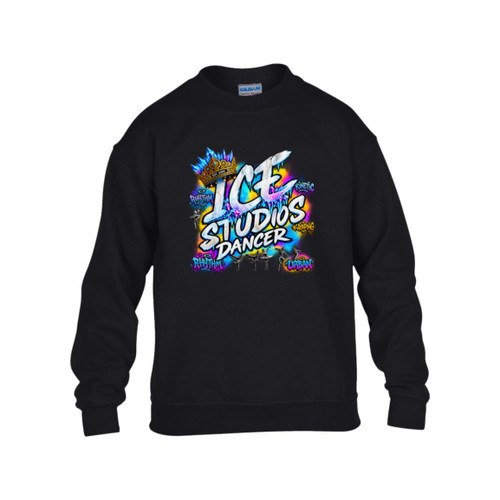Ice Studio Dancer 1 Gildan Kids Heavy Blend Fleece Crew