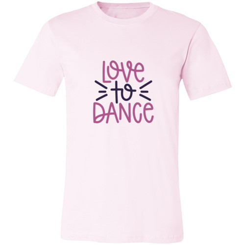 Love To Dance purple Short-Sleeve T-Shirt