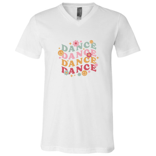 Dance, Dance, Dance Short Sleeve V-Neck T-Shirt
