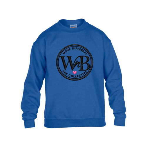 WNB the collective Gildan Kids Heavy Blend Fleece Crew