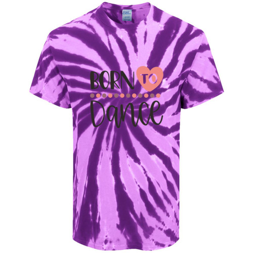 Born To Dance Heart Tie-Dye Tee