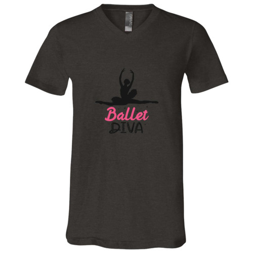 Ballet DIVA Short Sleeve V-Neck T-Shirt