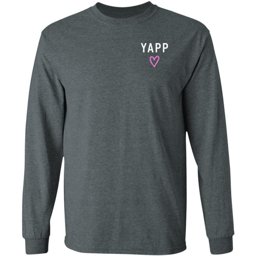 Double Sided YAPP 361 Parents Design 3 Gildan LS T-Shirt 5.3 oz.