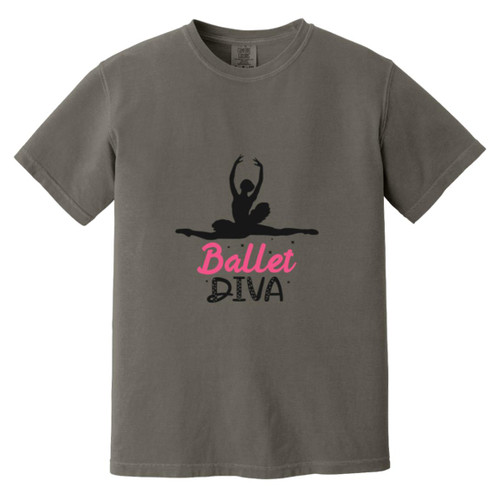 Ballet DIVA Heavyweight Garment-Dyed T-Shirt