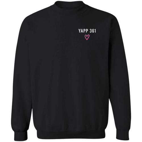Double Sided YAPP 361 Parents Design 4 Gildan Crewneck Pullover Sweatshirt
