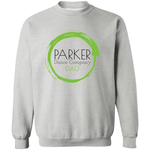 Parker Dance Company Dad 2 Gildan Crewneck Pullover Sweatshirt