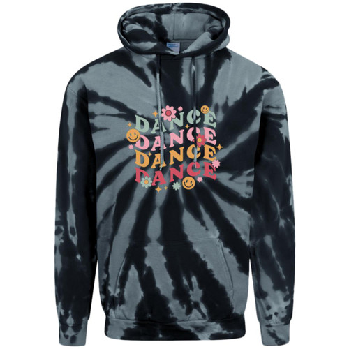 Dance, Dance, Dance Adult Tie-Dye Pullover Hoodie