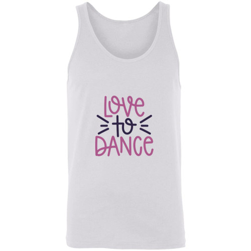 Love To Dance purple Unisex Tank