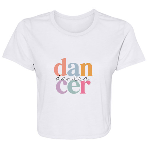 Dancer Flowy Cropped Tee
