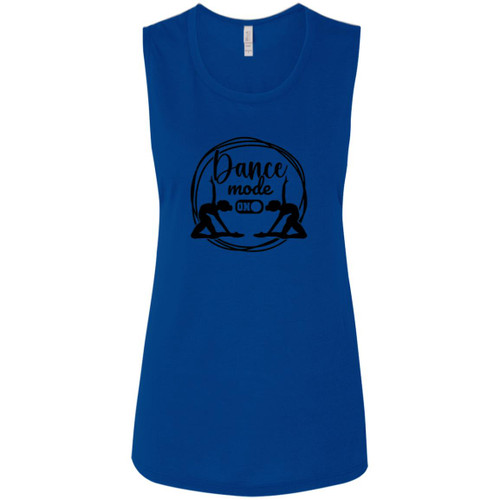 Dance Mode On dancers Ladies' Flowy Muscle Tank
