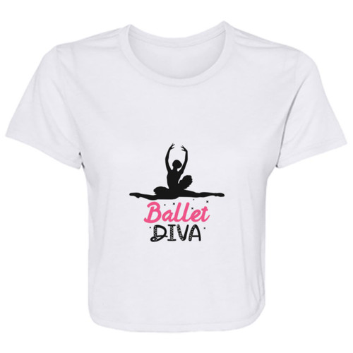Ballet DIVA Flowy Cropped Tee